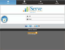 Tablet Screenshot of iservelending.com
